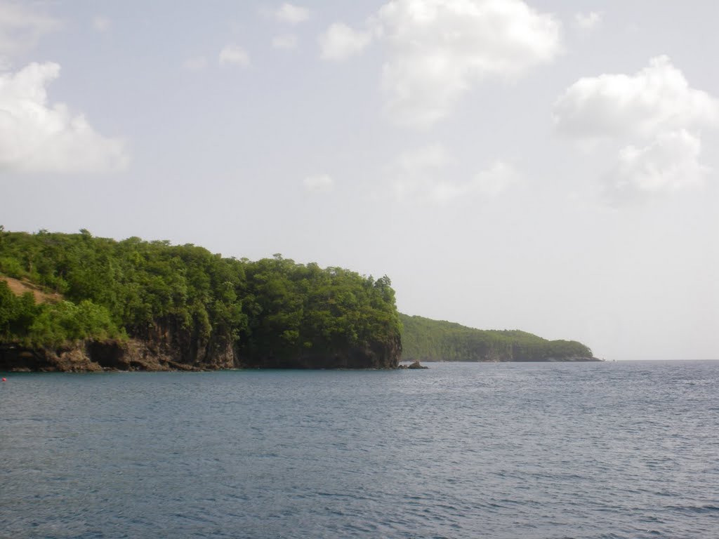 From Soufriere to Castries by sea by Cesar Franco