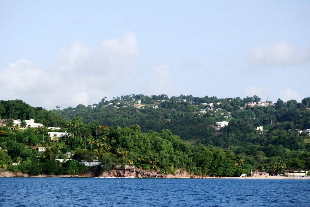 From Soufriere to Castries by sea by Cesar Franco