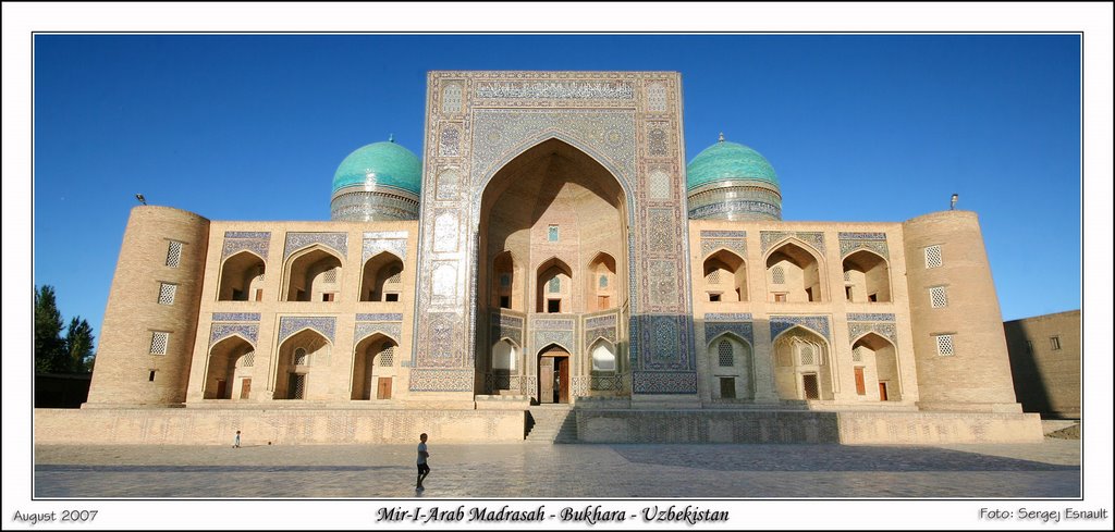 Panorama Mir-I-Arab Madrasah - Bukhara by Sergej Esnault