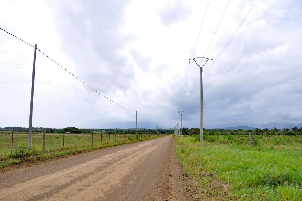 Ligne droite dans la plaine de Pouembout by claude marceluc