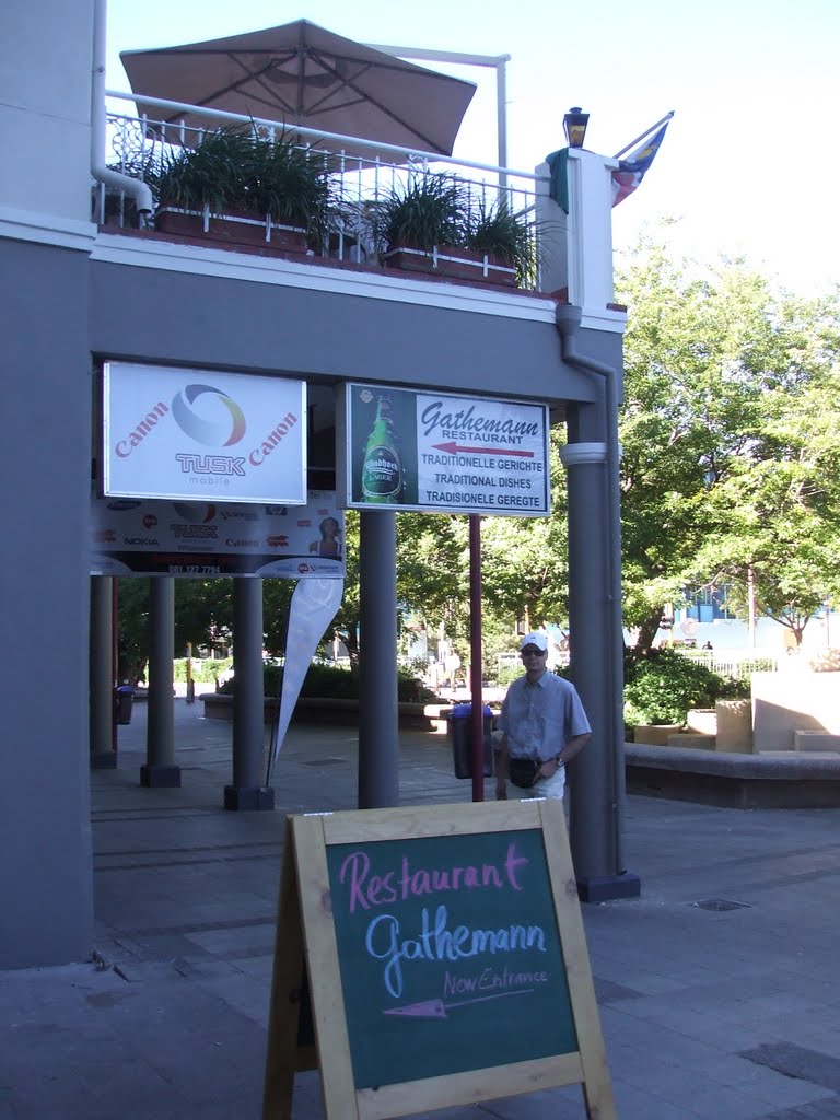 Restaurant Gathemann in Windhoek, 25.10.10 by Wolfgang Hanko