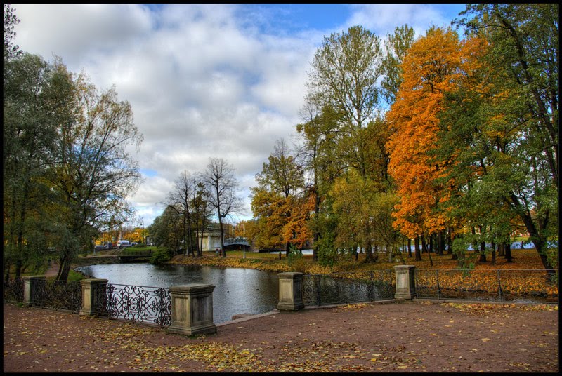 Санкт-Петербург. Лопухинский сад. Осень 2010. by Gleb Drapkin