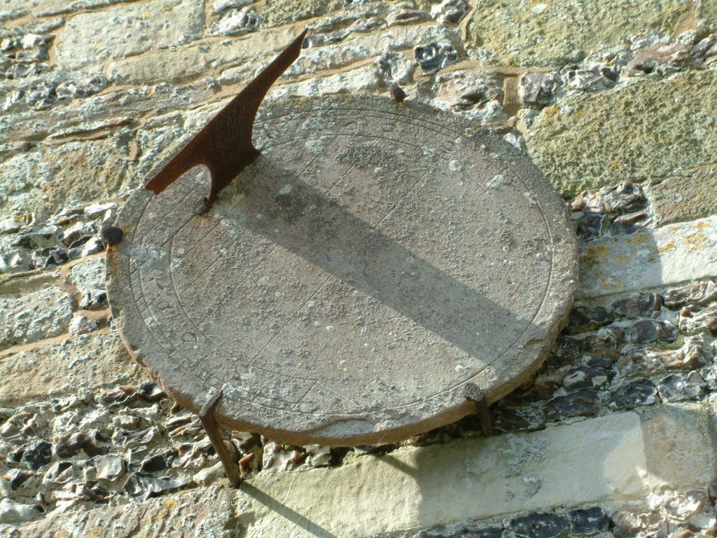 Sundial Great Wishford Church by taupinb