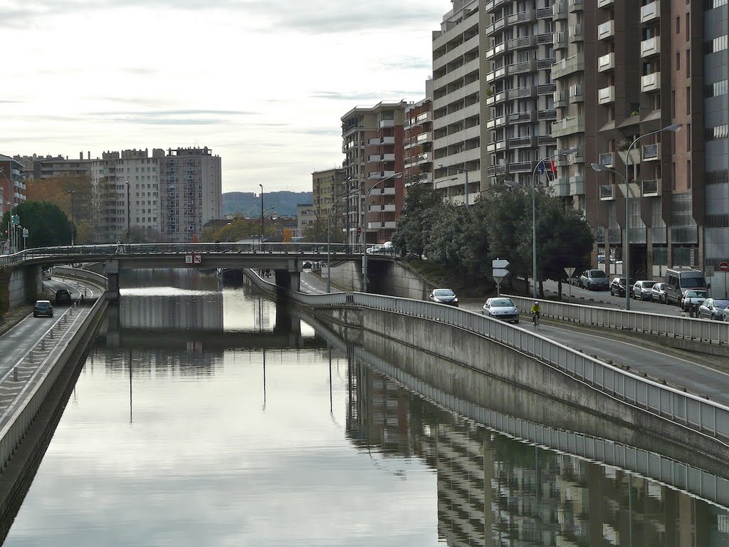 Toulouse : le canal du Midi et les voies sur berges by JLMEVEL