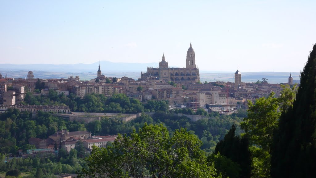 View on Segovia from the Parador by Christophe Van Hulle