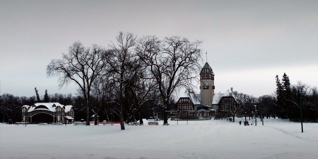 Winter at Assiniboine Park, Winnipeg, MB by R. Halim