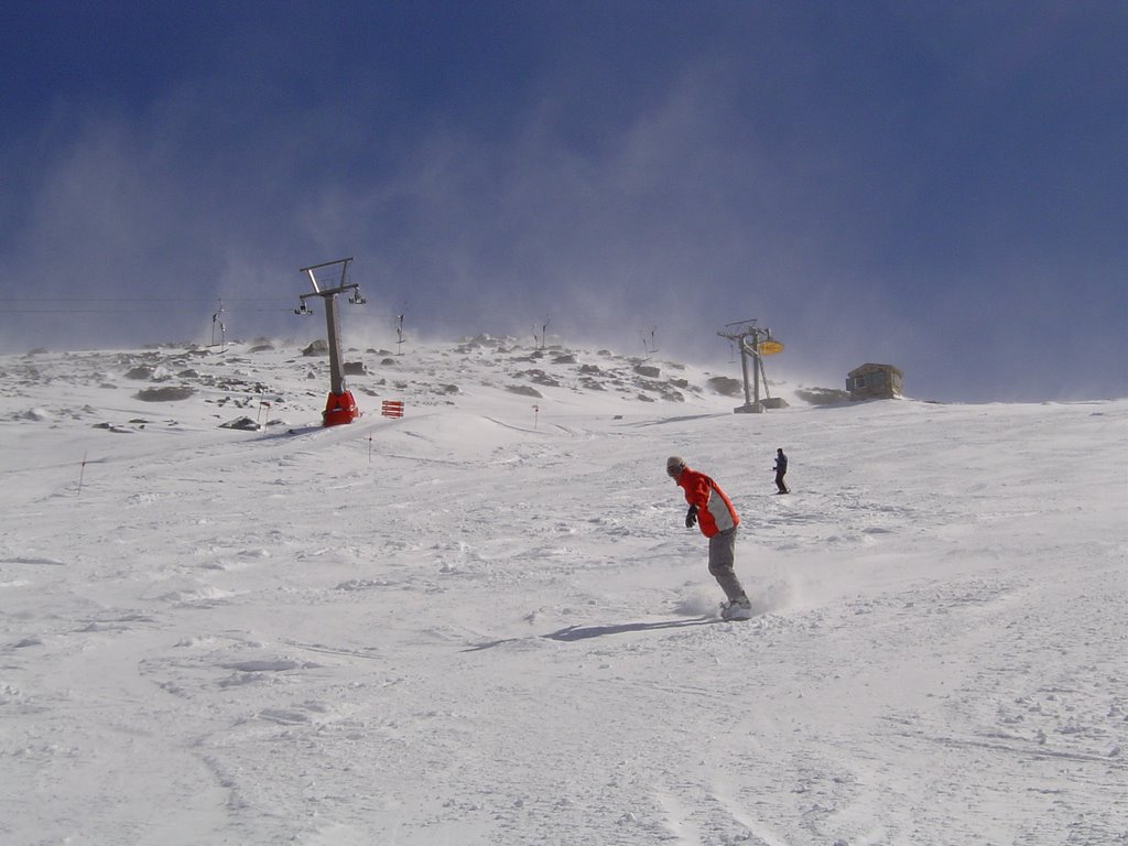 Veleta, skiing at high altitude by hans huber