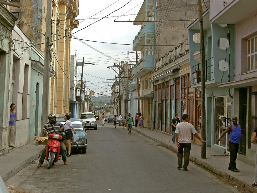 Ayuntamiento street,center of the city of Matanzas by evitier