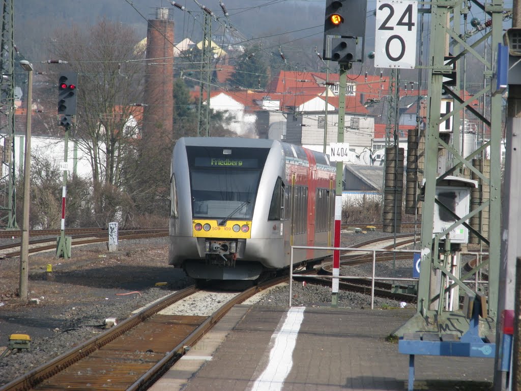 Train to Friedberg by Gerhard Arnsdorff