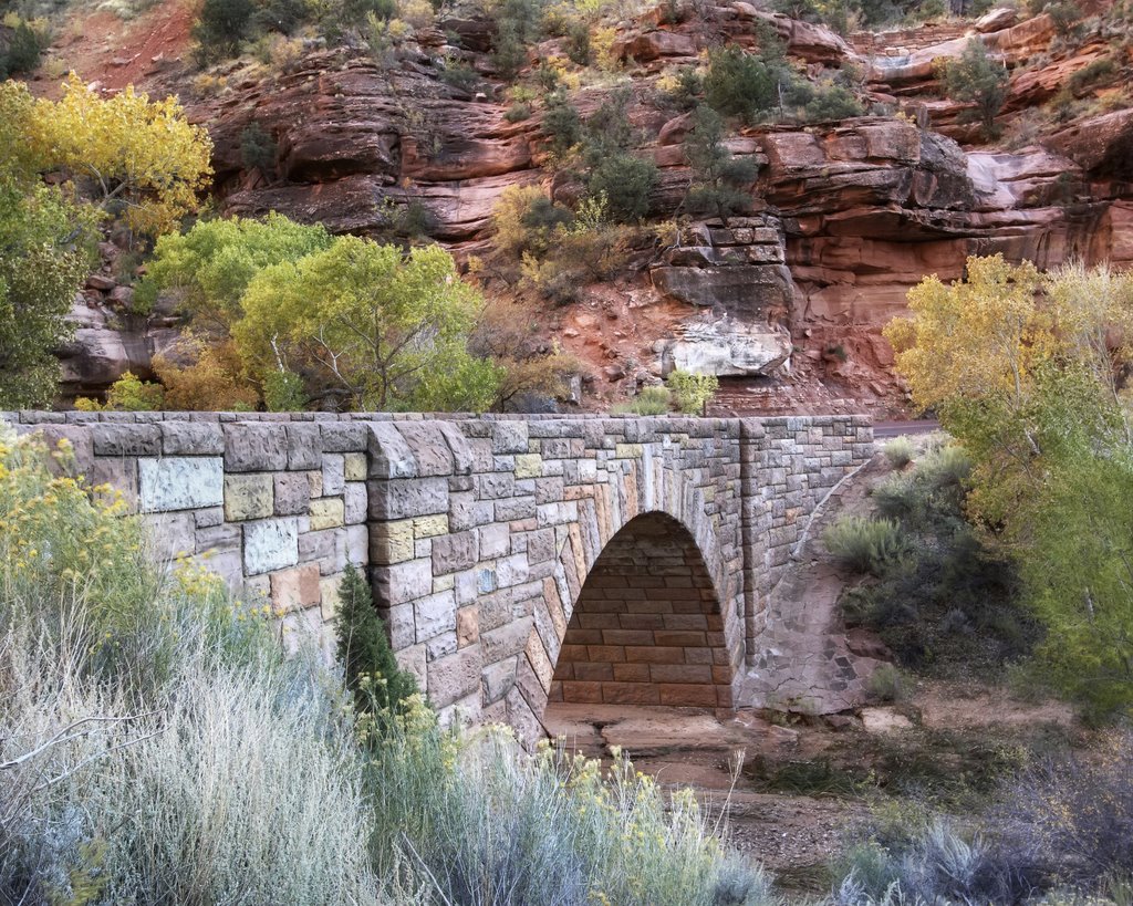 Zion National Park Bridge by Alan Goulet