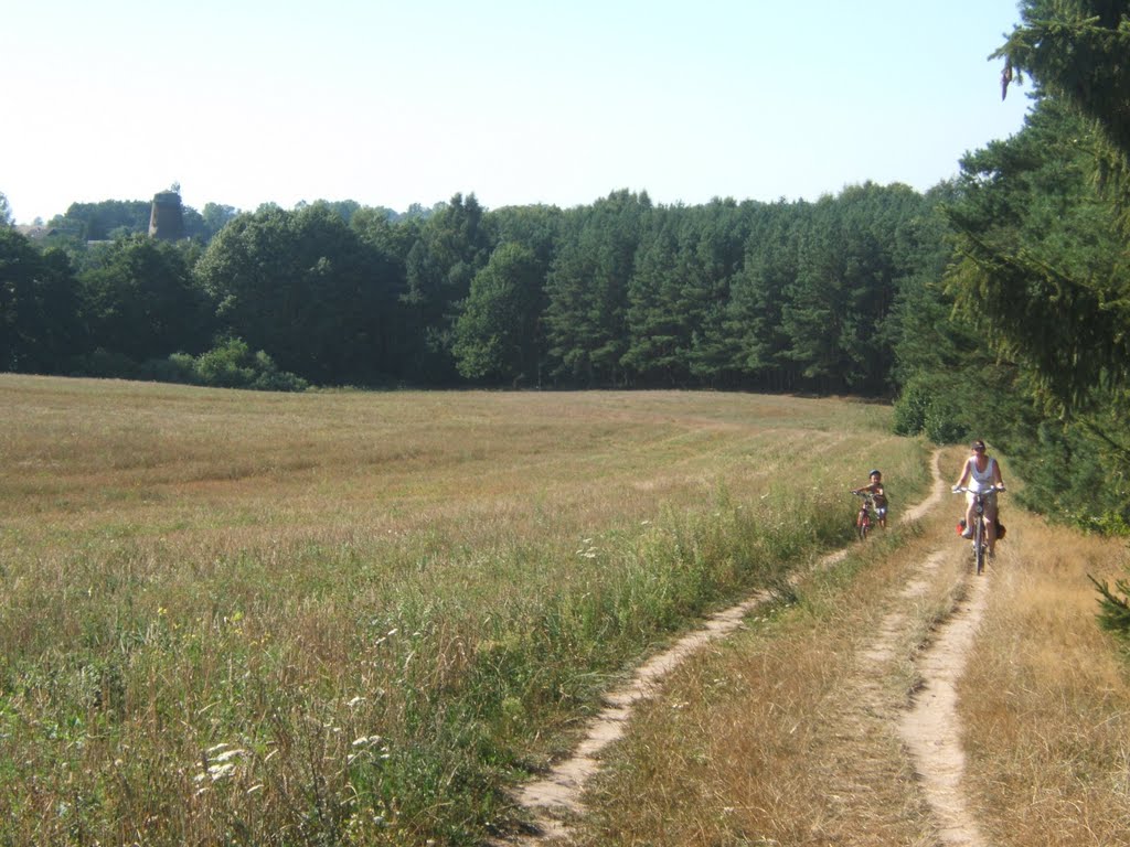 Road from Carwitz to Thomsdorf by Krzysio Milewicz