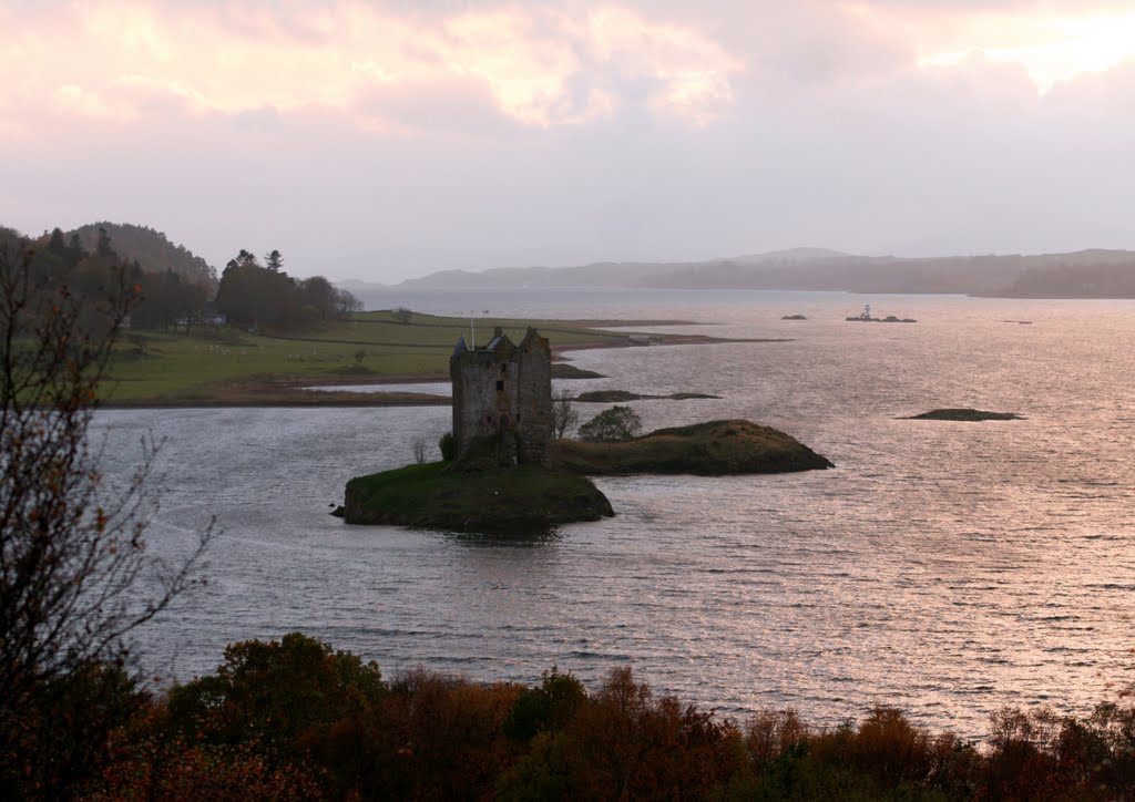 Castle Stalker,Appin,Loch Linnhe by alan drury