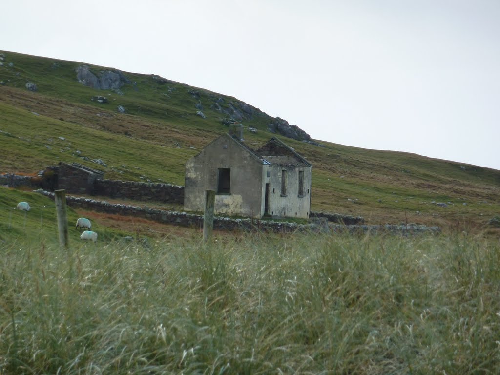 Abandoned School, Achillbeg Island by j.skinner01