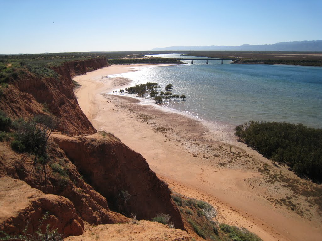 Spencer Gulf Train Crossing by Ando Orth