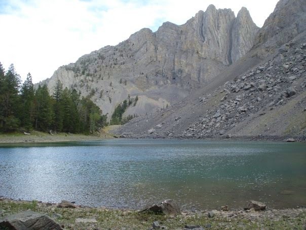 Bear Creek Lake. The Lost River mountains by Vance Boyer