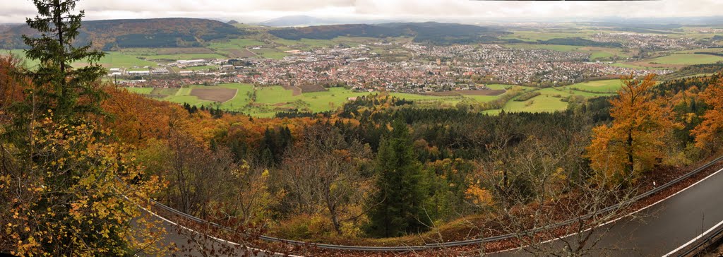 Ausblick vom Dreifaltigkeitsberg nach W by Rudolf Hutterer