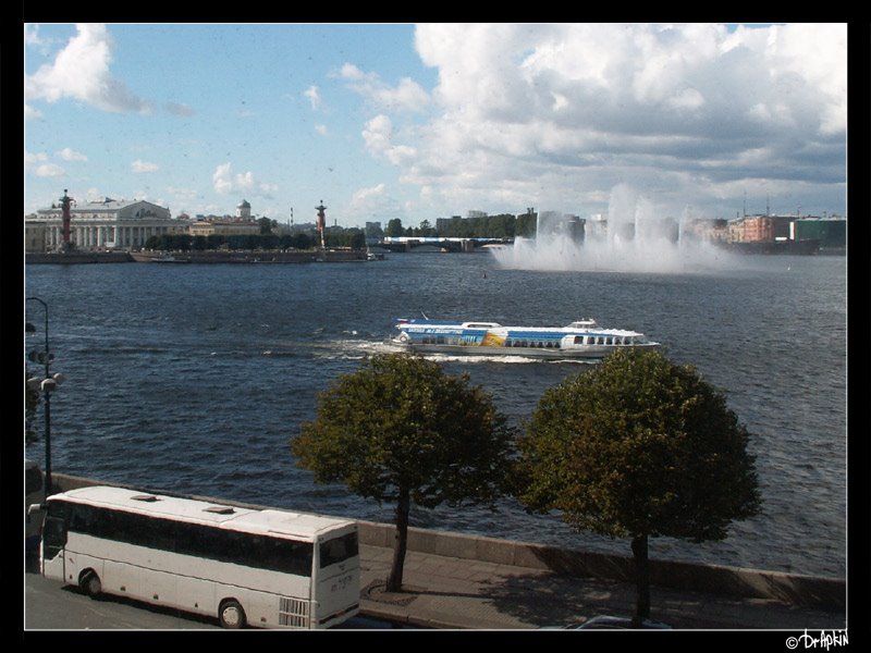 Russia, St. Petersburg, Neva river by Gleb Drapkin