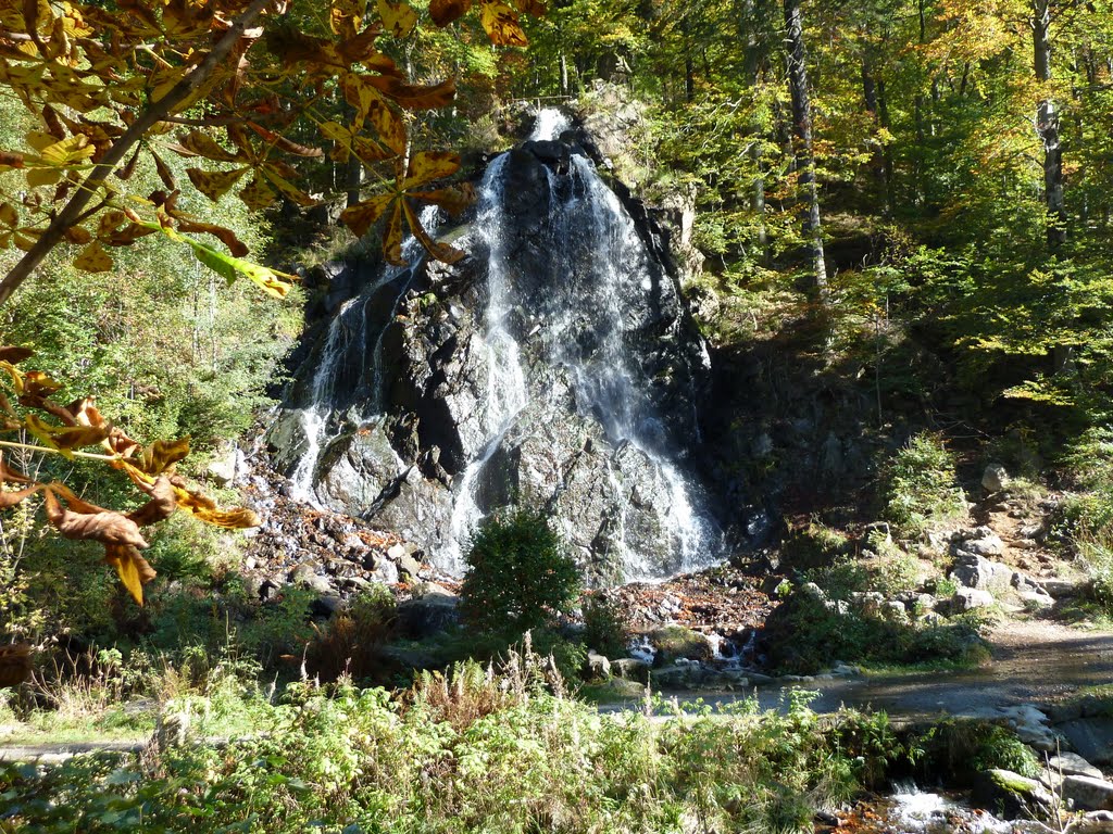 Bad-harzburg...radau-wasserfall by f.h ehrenberger germany