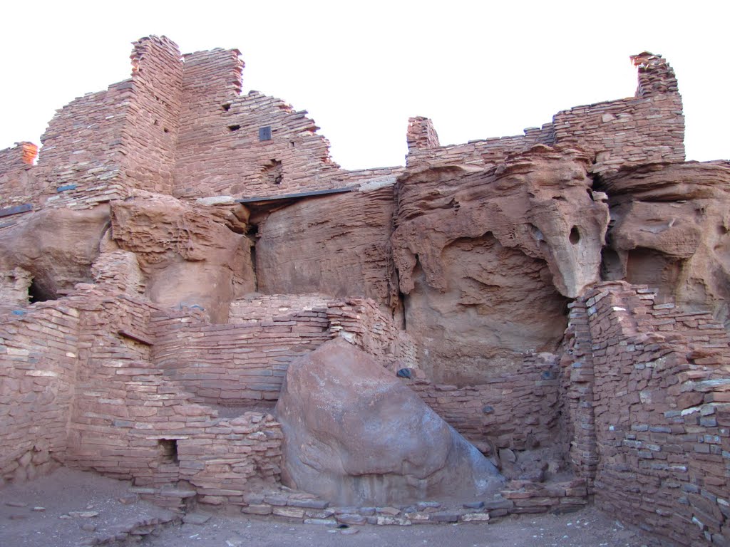 Wupatki Ruins from Northeast by Chris Sanfino