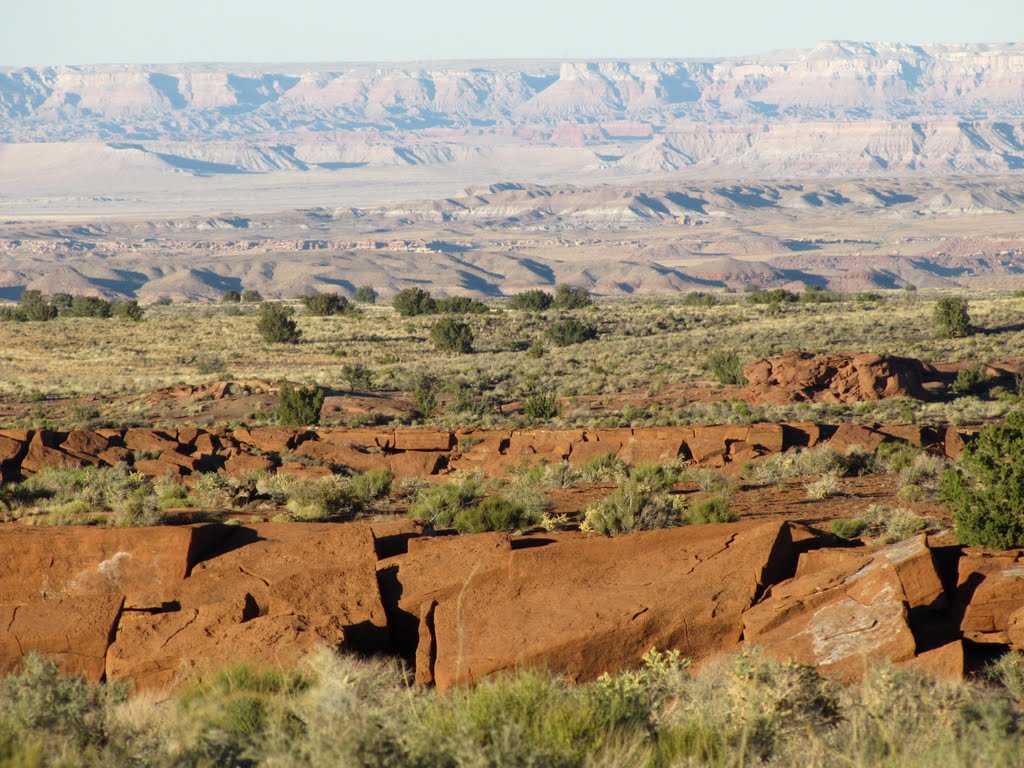 Painted Desert from Wupatki Pueblo by Chris Sanfino