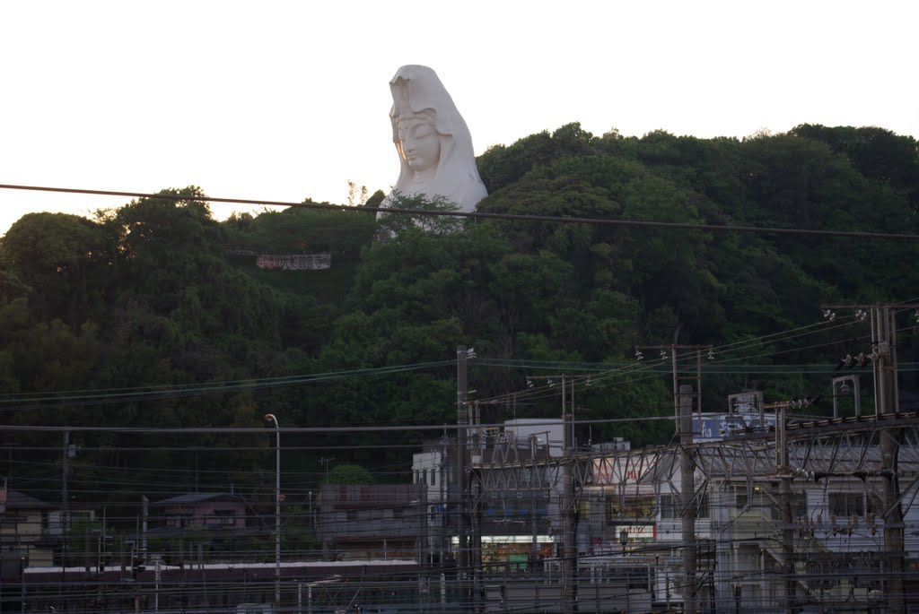 Byakue Kannon of Ohfuna-Kannon-ji, 大船観音寺の白衣観音像 by LittleGray