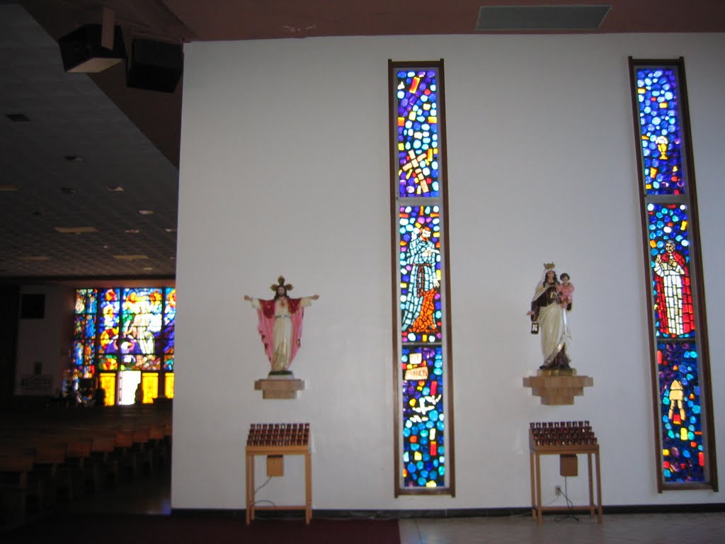 Detail of interior at St John the Apostle Catholic Church by JMLRUSB