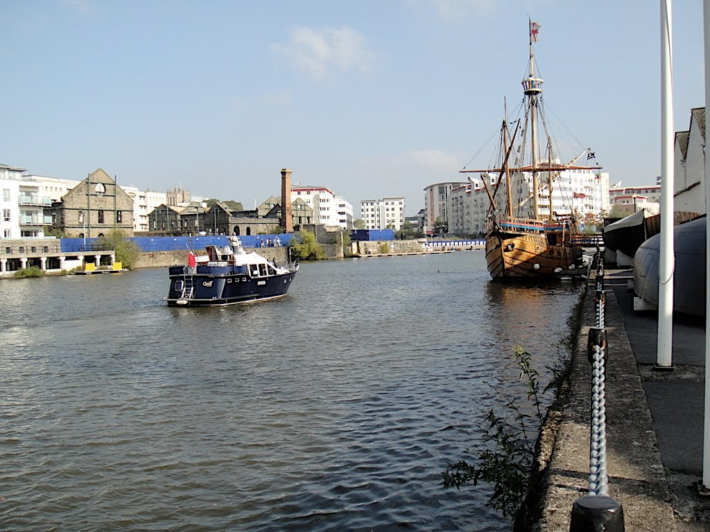 Floating Harbour from SS Great Britain, Bristol, UK by Steve Hey