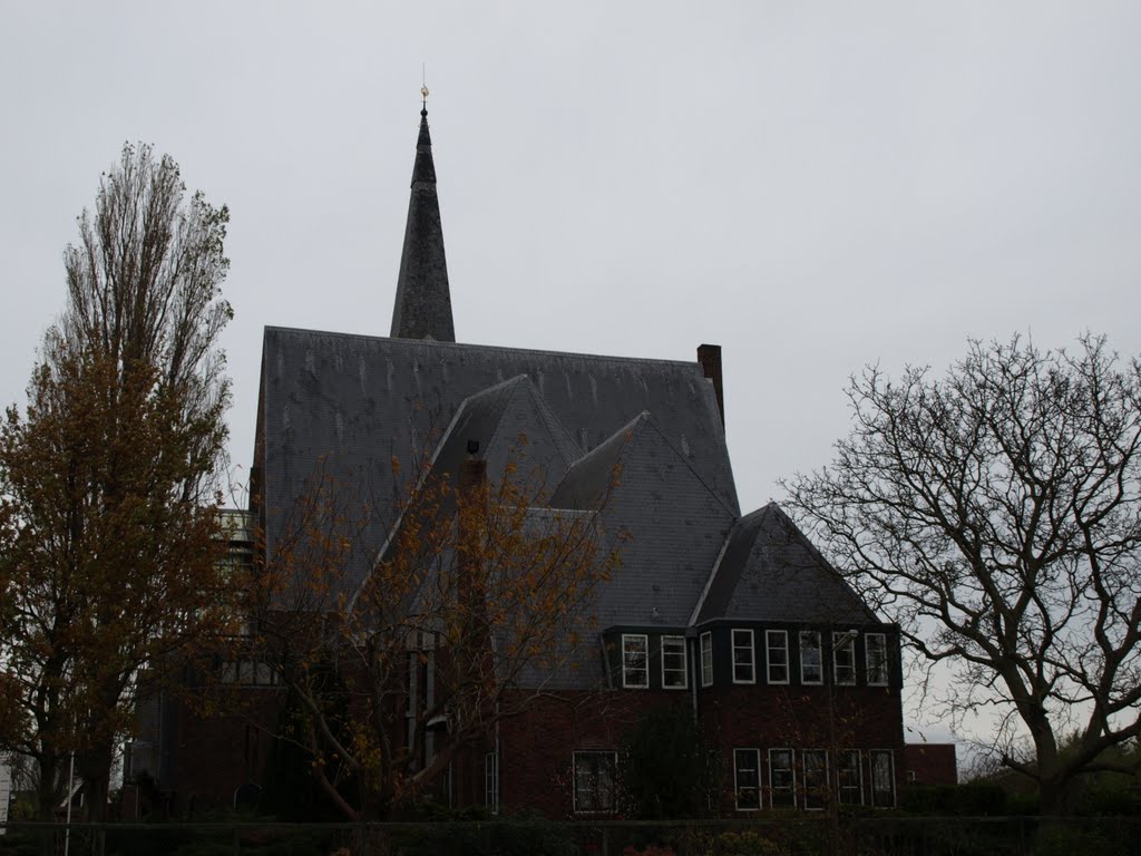 Gereformeerde Kerk in Andijk, ontworpen door architect Egbert Reitsma (1892-1976). by Hans R. van der Woud…