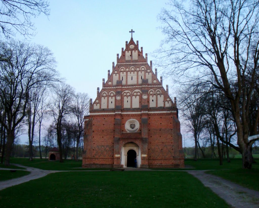 Kodeń - gothic church of Holy Spirit at Kodeń Calvary by BarbaraAnna