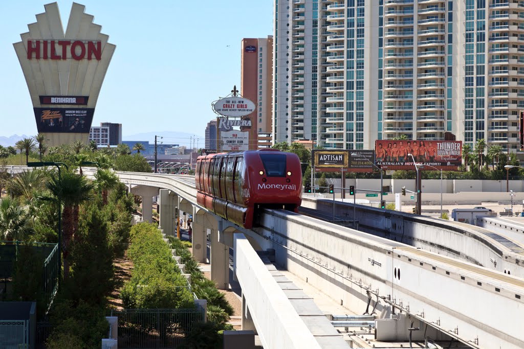 Sahara Monorail station by Joesaman