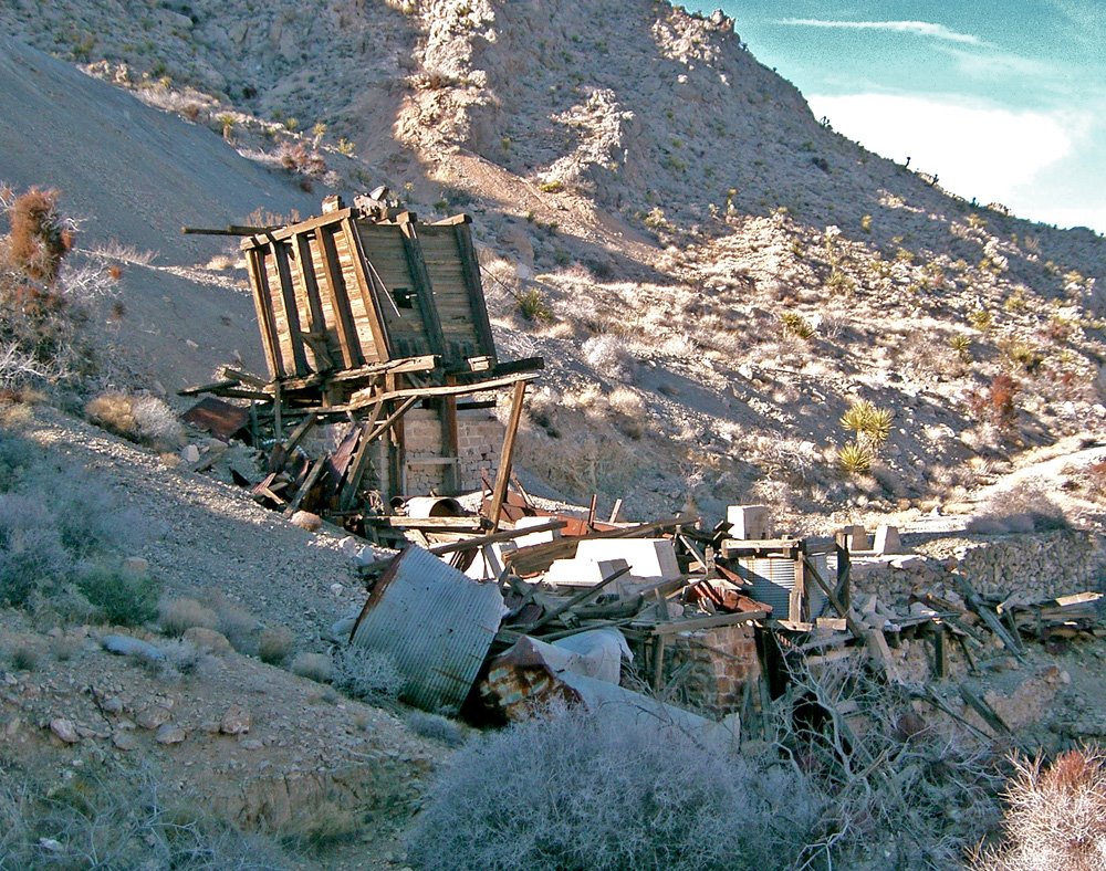 Bonanza King mill remains by Bill Cook