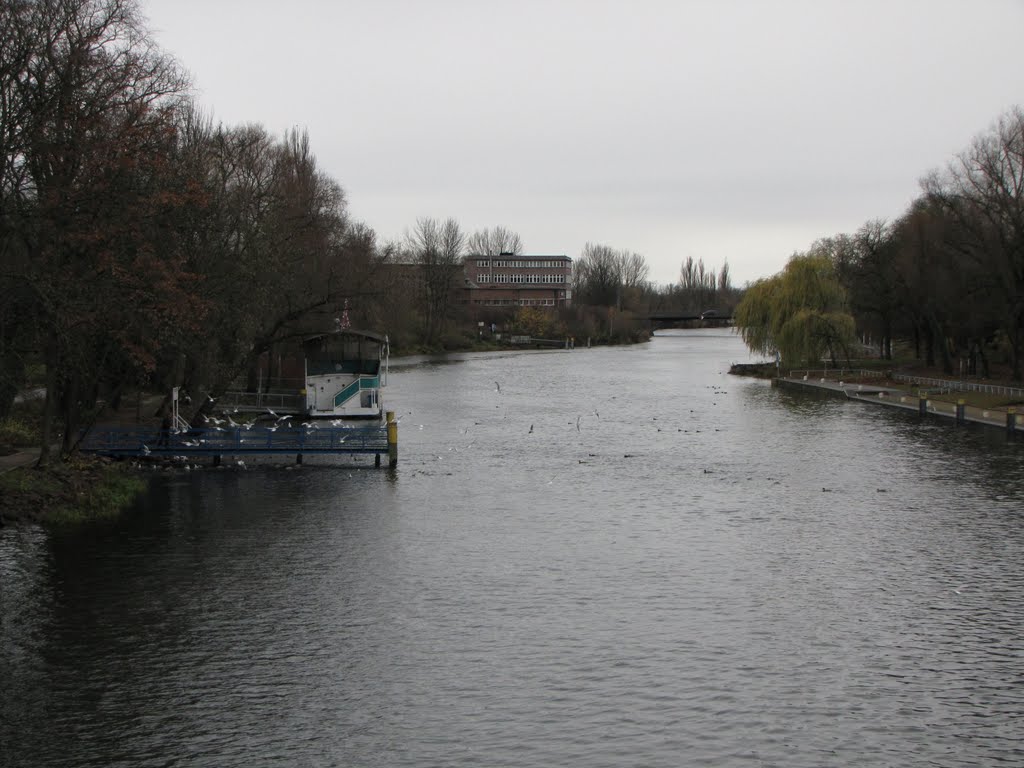 Brandenburg/Havel - Blick von der Jahrtausendbrücke by Icebear