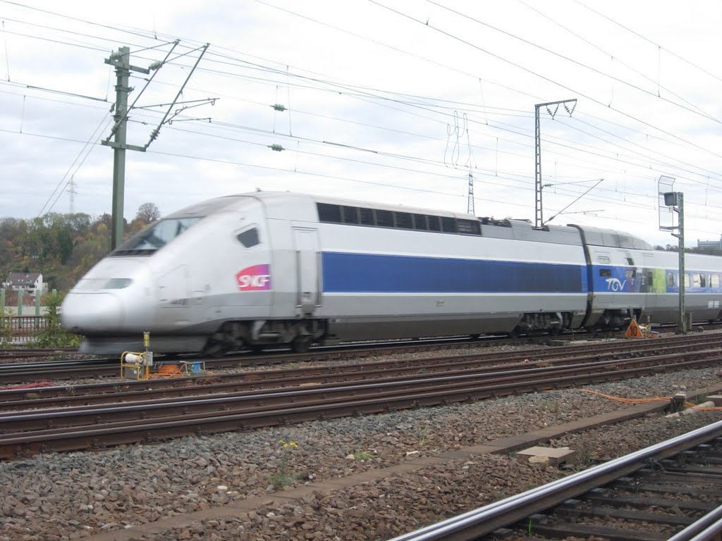 TGV bei der Durchfahrt durch Zuffenhausen by Bombi 74