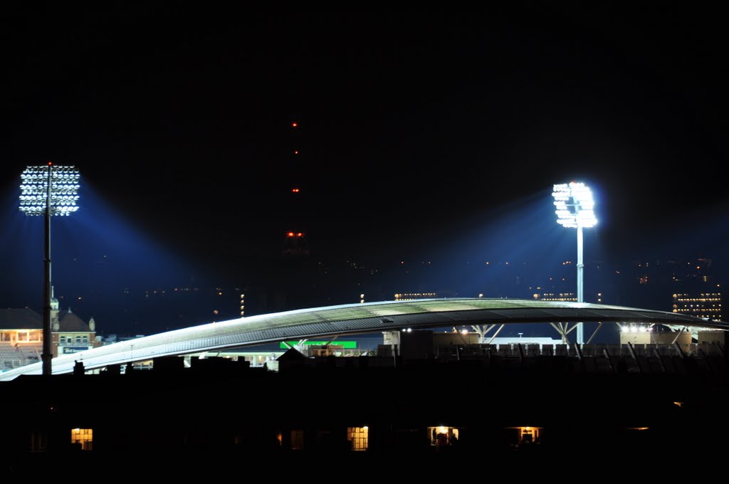 Oval Cricket Ground - Fully Lit by mycamerashots.com