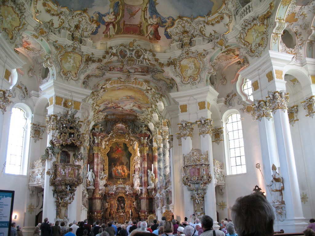 Wieskirche.[Unesco].Bavaria by Vaclovas Zukauskis