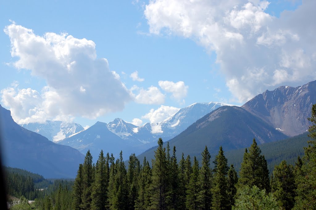 Mountain view from Alberta's Icefields Pkwy by Scotch Canadian