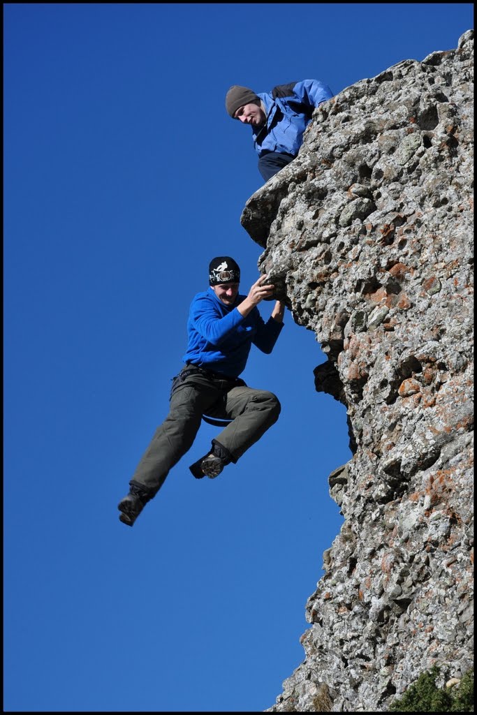 Hiker in action... by Dénes László