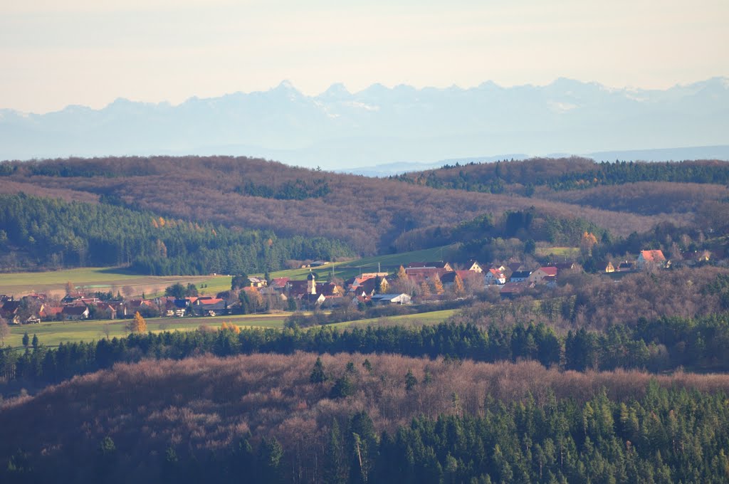 Eglingen mit Alpen by Marco Maier