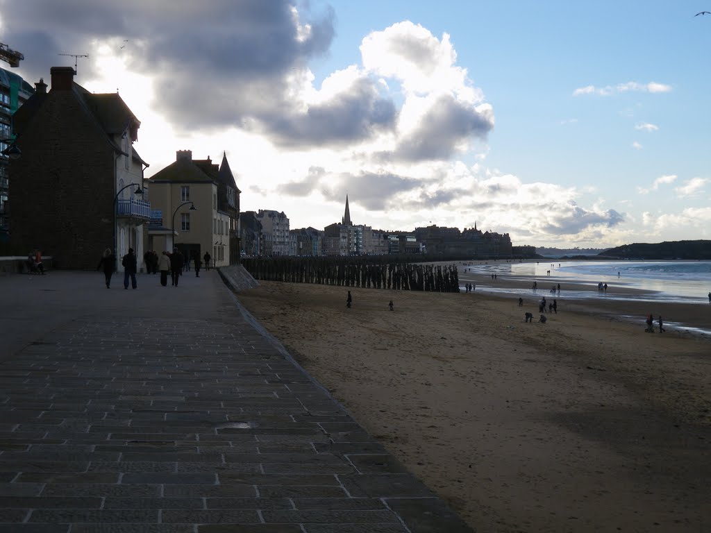 Vue sur st malo le 14/11/2010 en fin d'aprés midi by chisloup