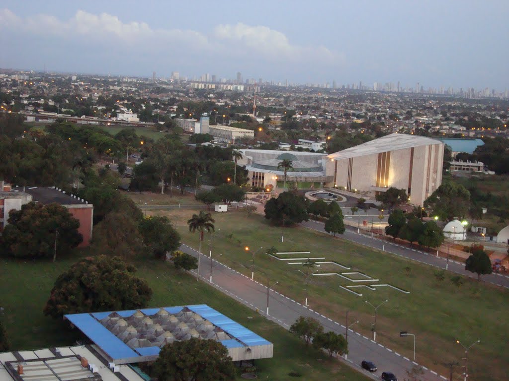 Vista Parcial do Campus da UFPE - Centro de Convenções; by Eduardo Câmara