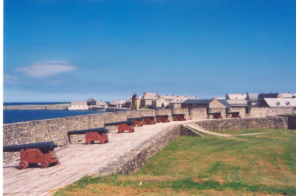 Louisbourg cannons by brian tennant