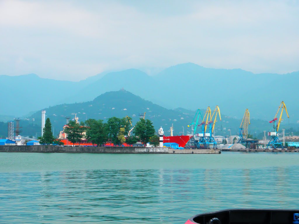 Batumi,sea port by Merab