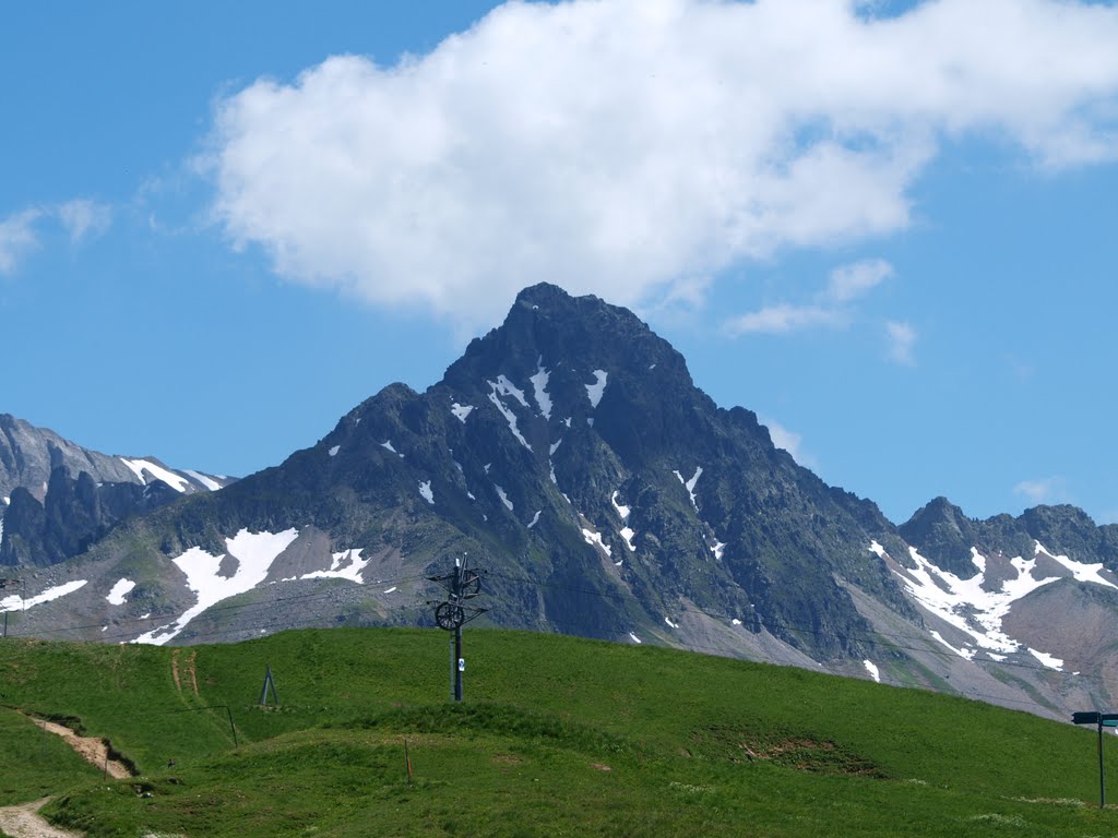 Uitzicht van Le Col du Joly by Wim Constant