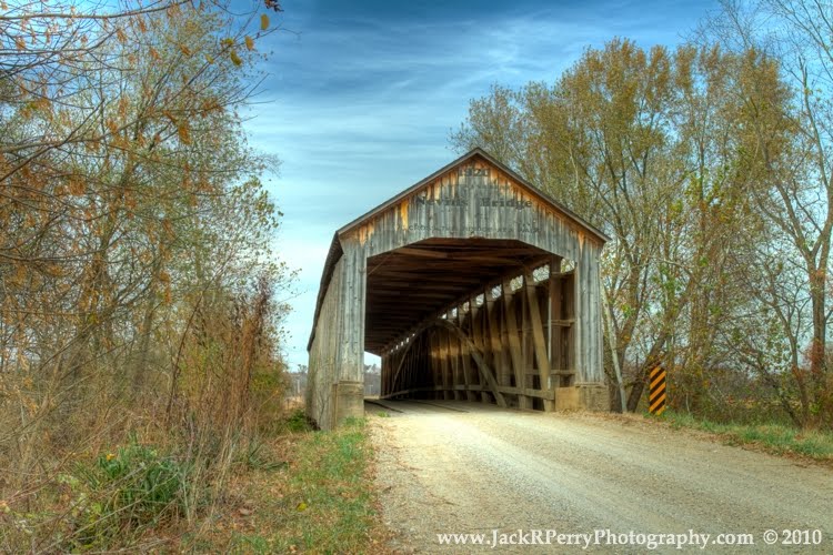 Nevins Covered Bridge by Jack R Perry