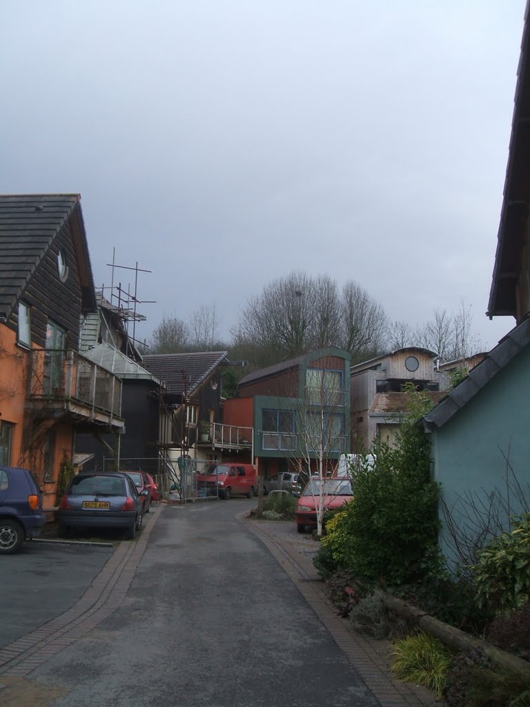 Looking back down The Yard, St Werburghs, Bristol by bcfczuluarmy