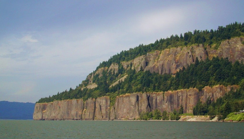 Cape Horn, Columbia River. Located in Washingon, across from Crown Point, this is one of two features on the river sharing the same name. The other is near Cathlamet. by Jim Nieland