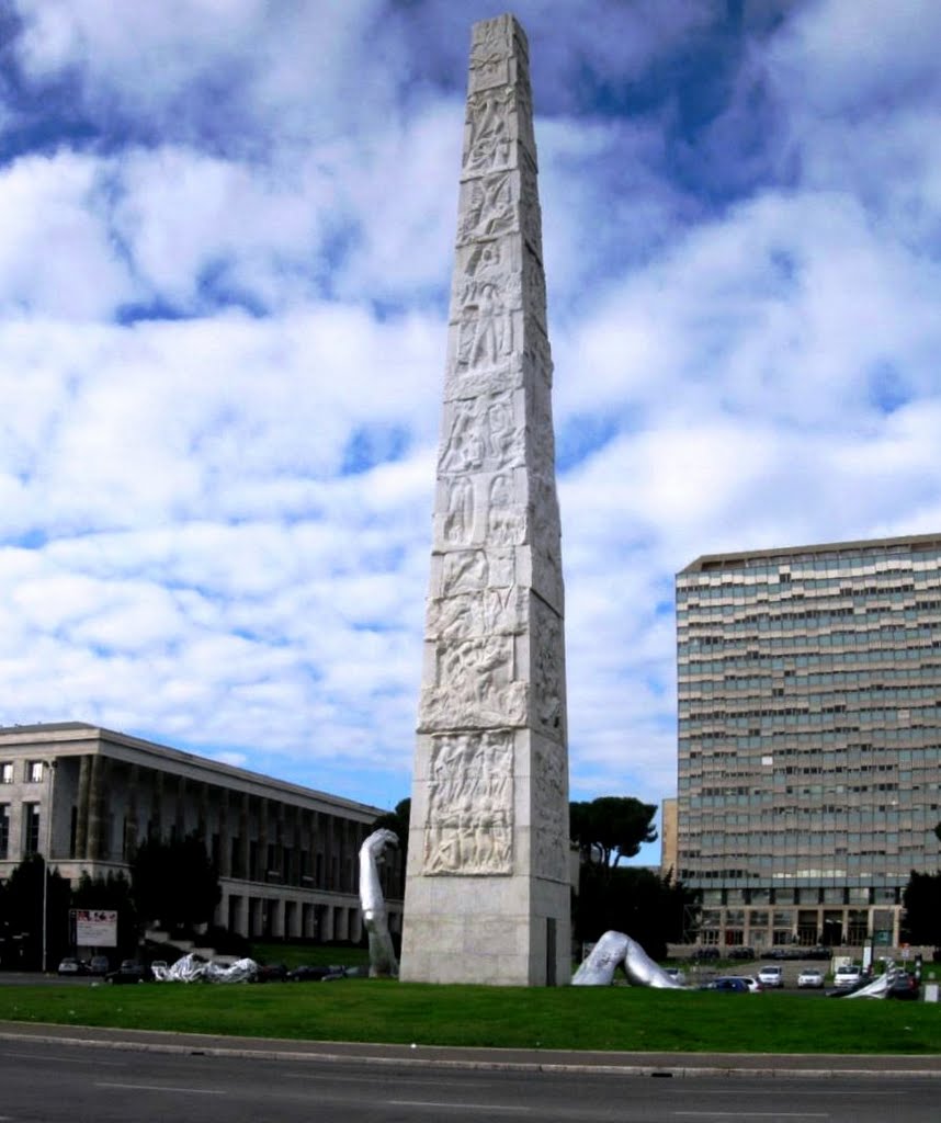 Il peso dell'obelisco Marconi.. (Arturo Dazzi, 1959) by Luigi “GOLFOPOLIKAYA…