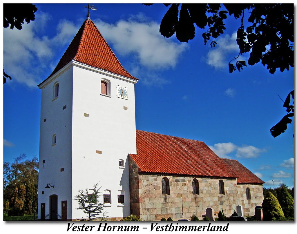 Vester Hornum kirke by Claude David