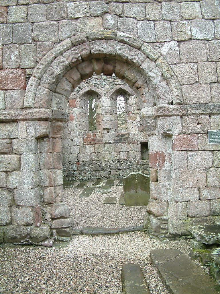 Chancel arch in St Blade's Church by David L Stewart