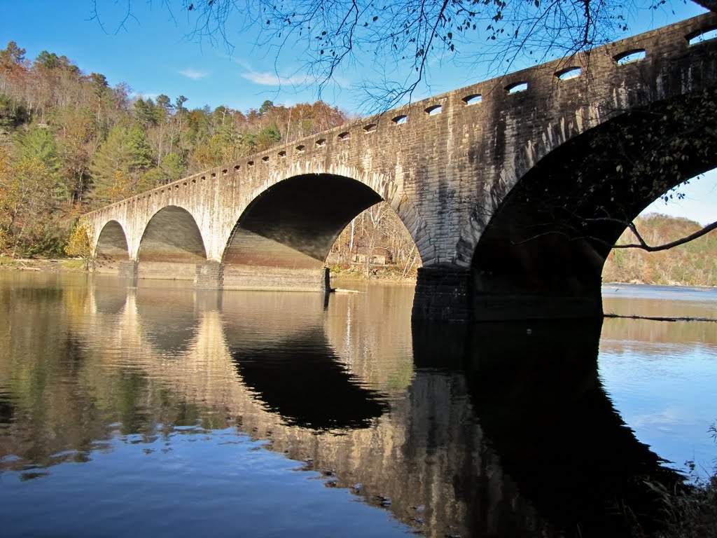 Cumberland Falls Bridge (Corbin, KY) Autumn 2010 by Kalin Ranchev